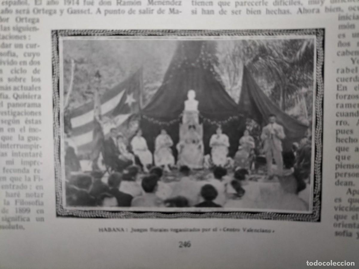 Collection Magazines and Newspapers: JUEGOS FLORALES EN LA HABANA CUBA ORGANIZADOS POR EL CENTRO VALENCIANO 2 HOJAS A&Ntilde;O 1916