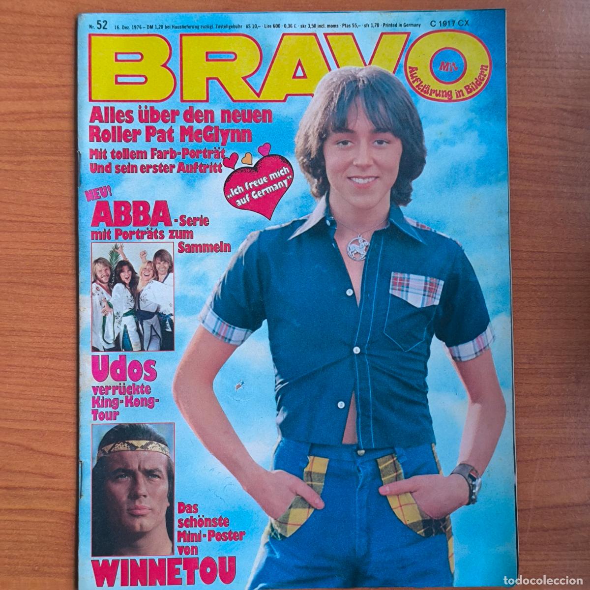 Coleccionismo de Revistas y Peri&oacute;dicos: Bravo 52 vom 16.12.1976 Pat McGlynn / ABBA / Udo Lindenberg / Pierre Brice con poster