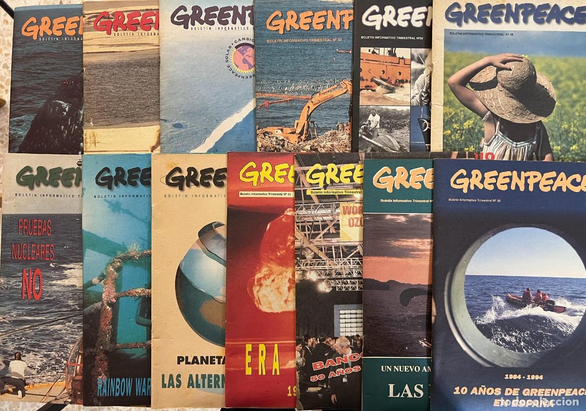 Coleccionismo de revistas y peri&oacute;dicos: REVISTA DE GREENPEACE. 13 EJEMPLARES DE LOS A&Ntilde;OS 1994 A 1997.