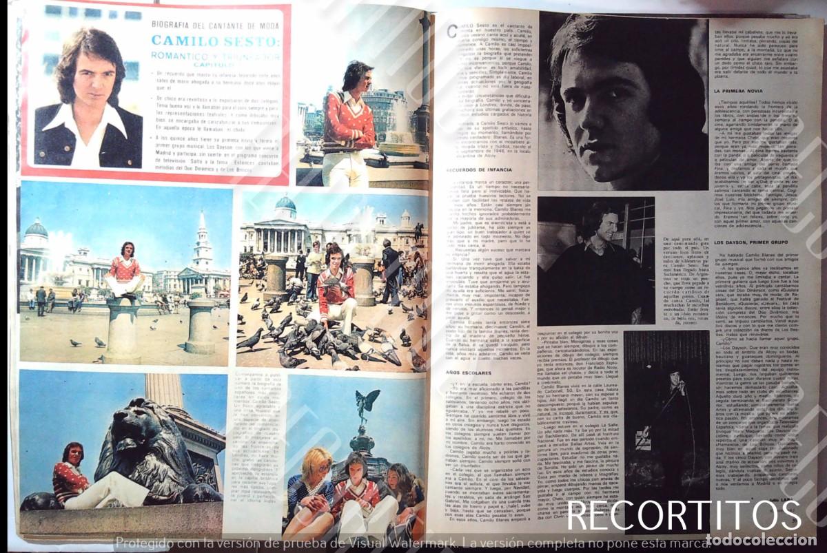 Coleccionismo de Revistas y Peri&oacute;dicos: CAMILO SESTO ROMANTICO Y TRIUNFADOR CAPITULO 1 EN SEMANA