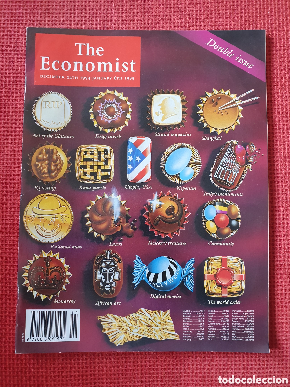 Collection Magazines and Newspapers: THE ECONOMIST VOLUME 333 N&ordm; 7895 - DECEMBER 1994 - NEWSPAPER - DOUBLE ISSUE