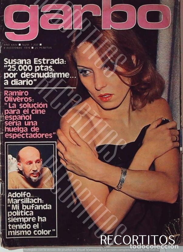 Coleccionismo de revistas y peri&oacute;dicos: RECORTE PORTADA SUSANA ESTRADA