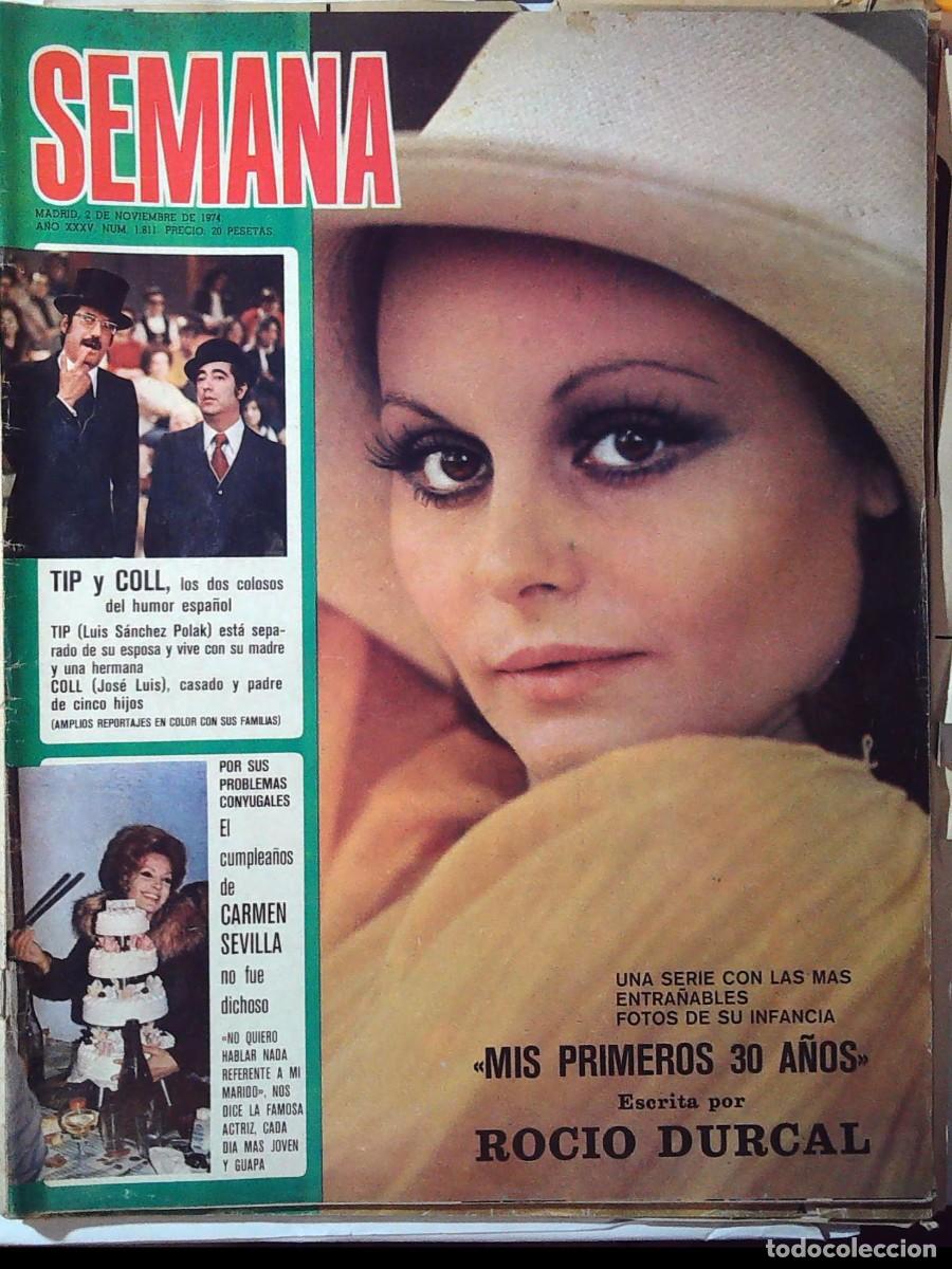 Coleccionismo de Revistas y Peri&oacute;dicos: recorte portada rocio durcal