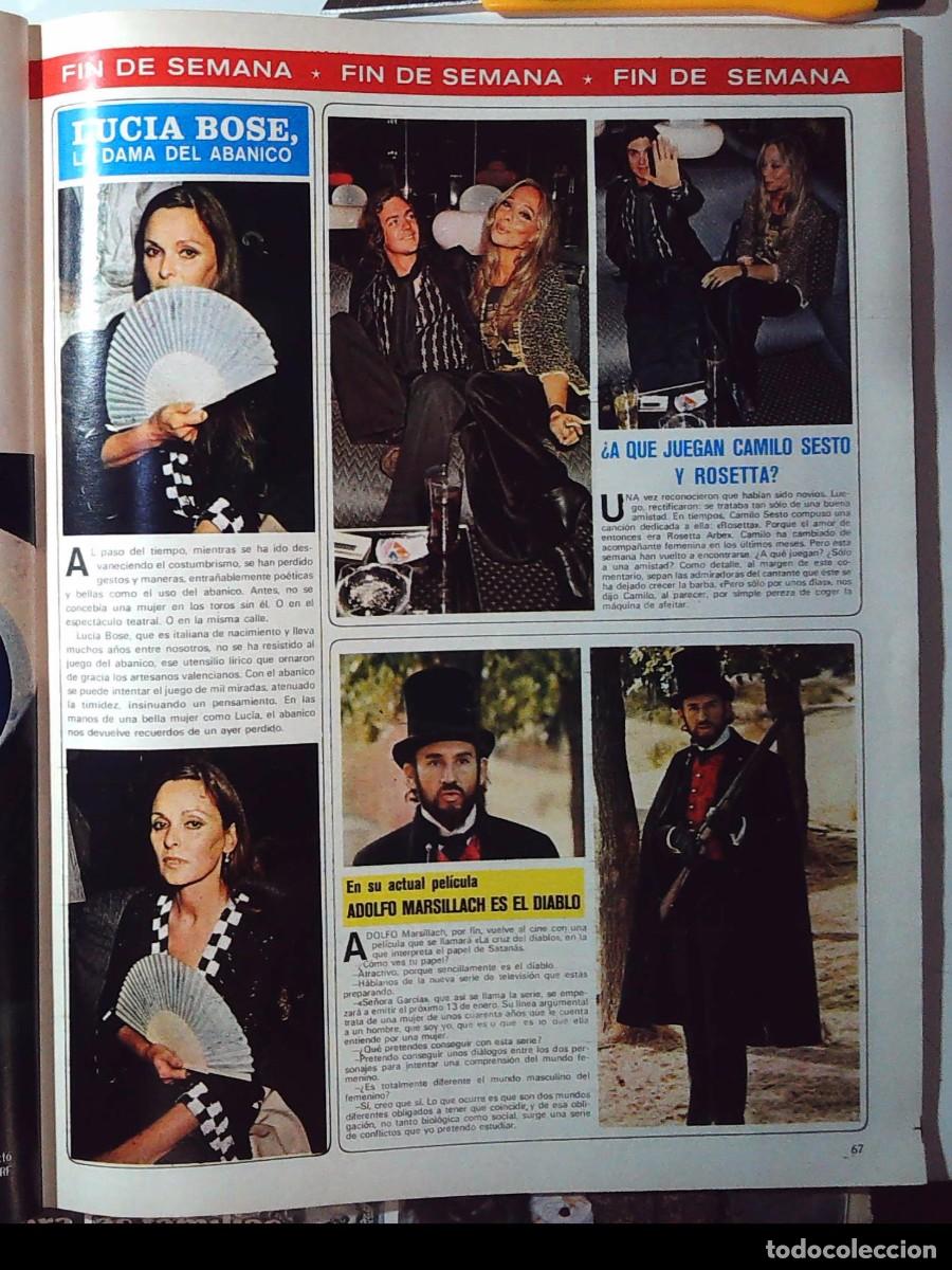 Coleccionismo de Revistas y Peri&oacute;dicos: camilo sesto adolfo marsillach lucia bose rosetta