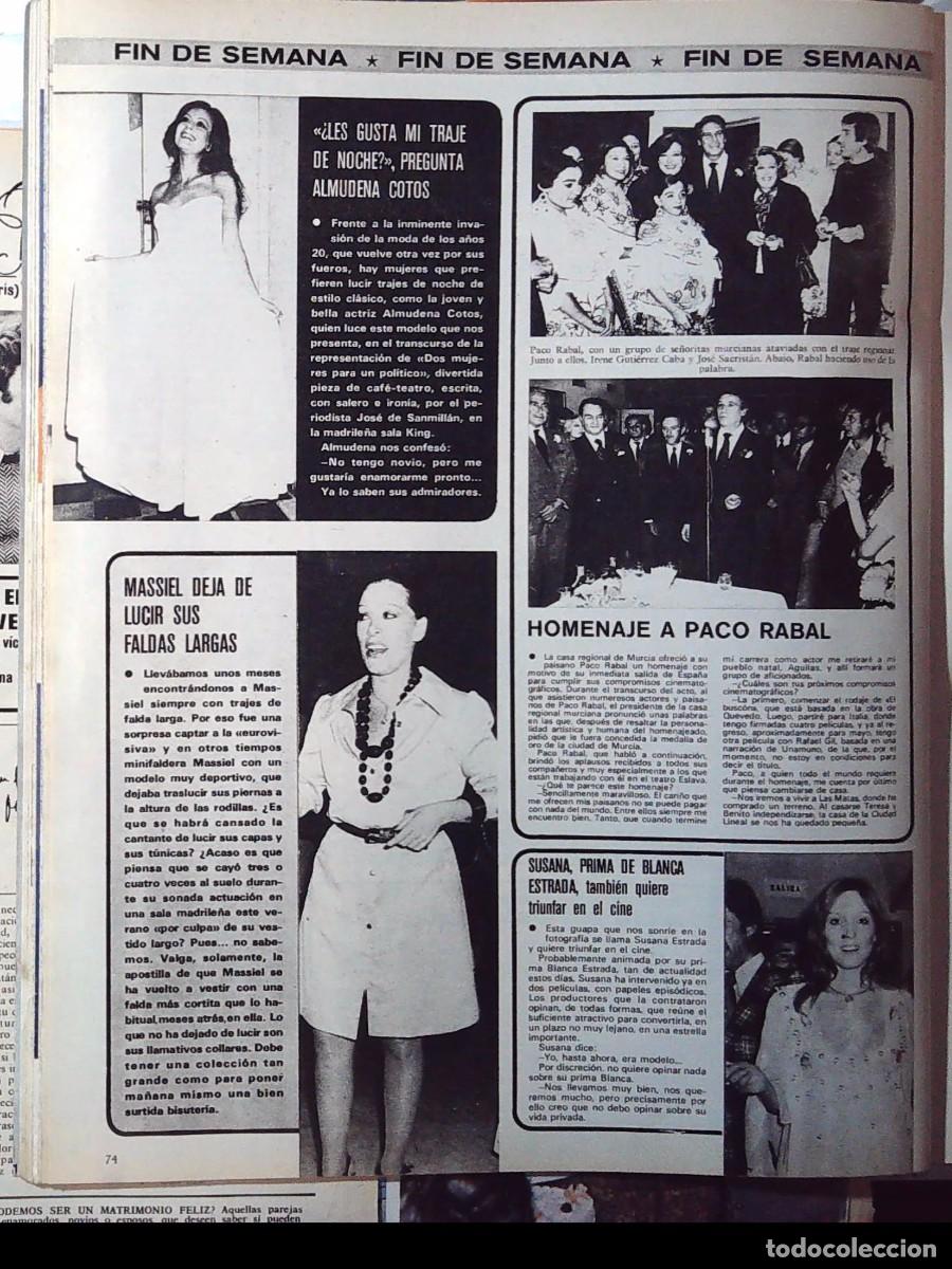 Coleccionismo de Revistas y Peri&oacute;dicos: almudena cotos paco rabal massiel susana estrada