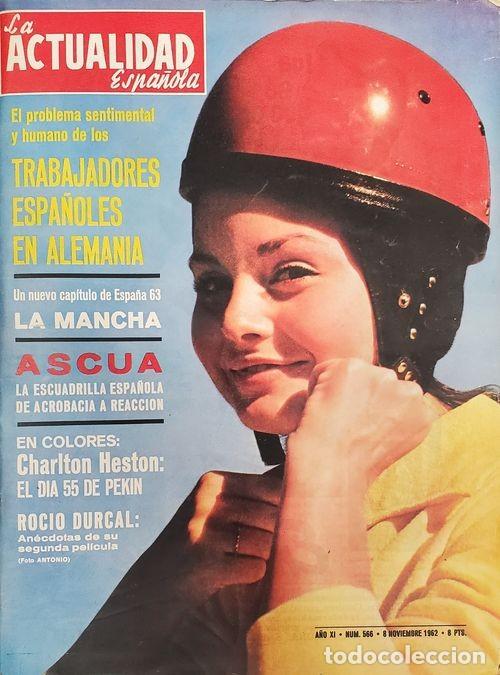 Coleccionismo de Revistas y Peri&oacute;dicos: REVISTA ACTUALIDAD ESPA&Ntilde;OLA 566 - PORTADA ROCIO DURCAL - ( ESCALA EN HI FI ) - CAJA 10