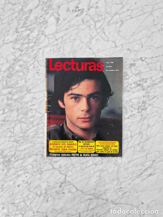 Coleccionismo de Revistas y Peri&oacute;dicos: LECTURAS - 1970 - MARIA PAZ COROMINAS, ANDRES DO BARRO, ANDRES GIMENO, RAMON ARCUSA, ELISA RAMIREZ