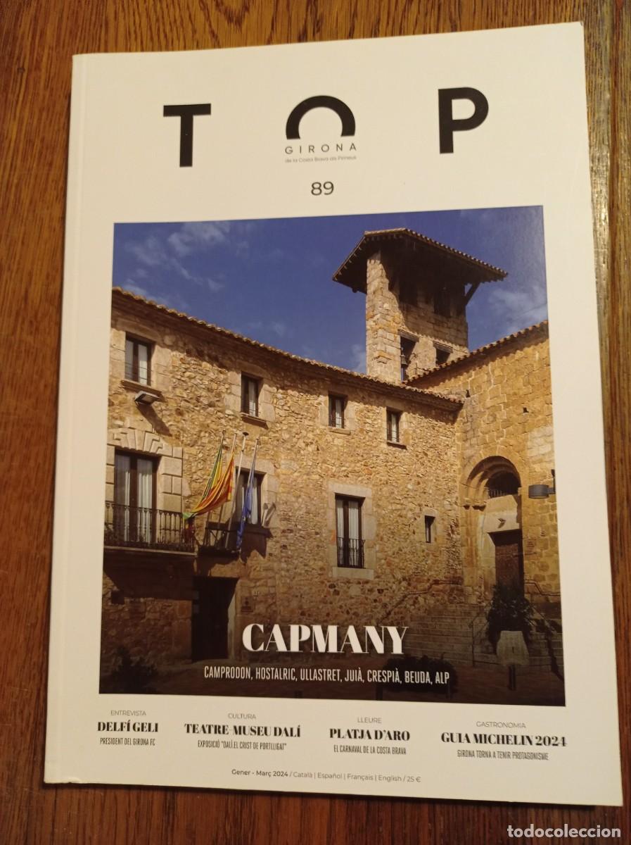 Coleccionismo de revistas y peri&oacute;dicos: TOP GIRONA GENER-MAR&Ccedil; 2024 N&ordm; 89. CATAL&Aacute;N ,ESPA&Ntilde;OL,FR&Aacute;NCES E INGLES. TEATRE MUSEU DAL&Iacute; CARNAVAL