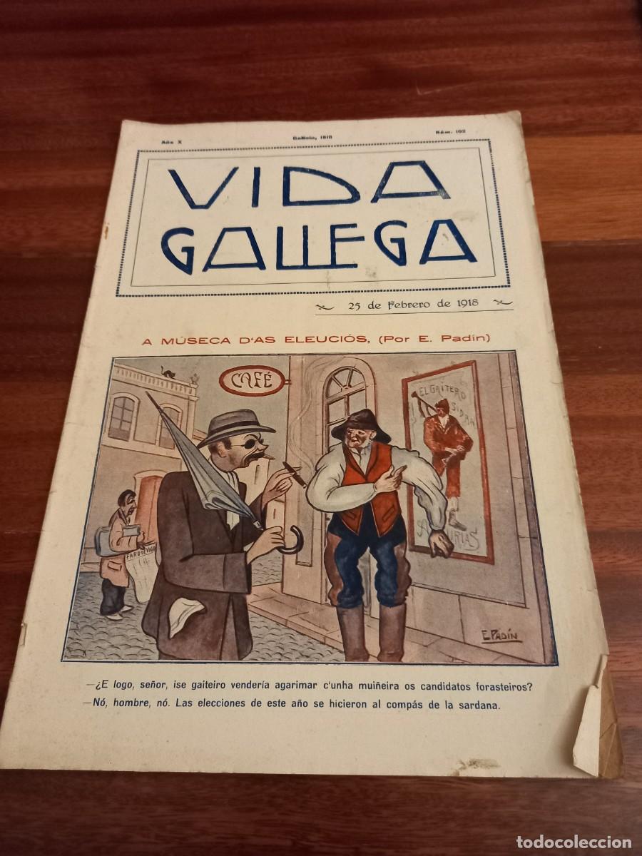Collectionnisme de Revues et Journaux: Revista VIDA GALLEGA primera &eacute;poca n&uacute;mero 102