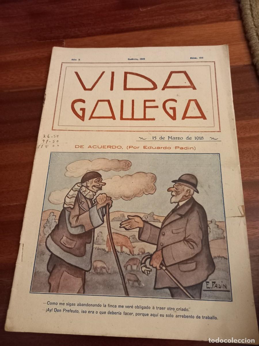 Collectionnisme de Revues et Journaux: Revista VIDA GALLEGA primera &eacute;poca n&uacute;mero 103