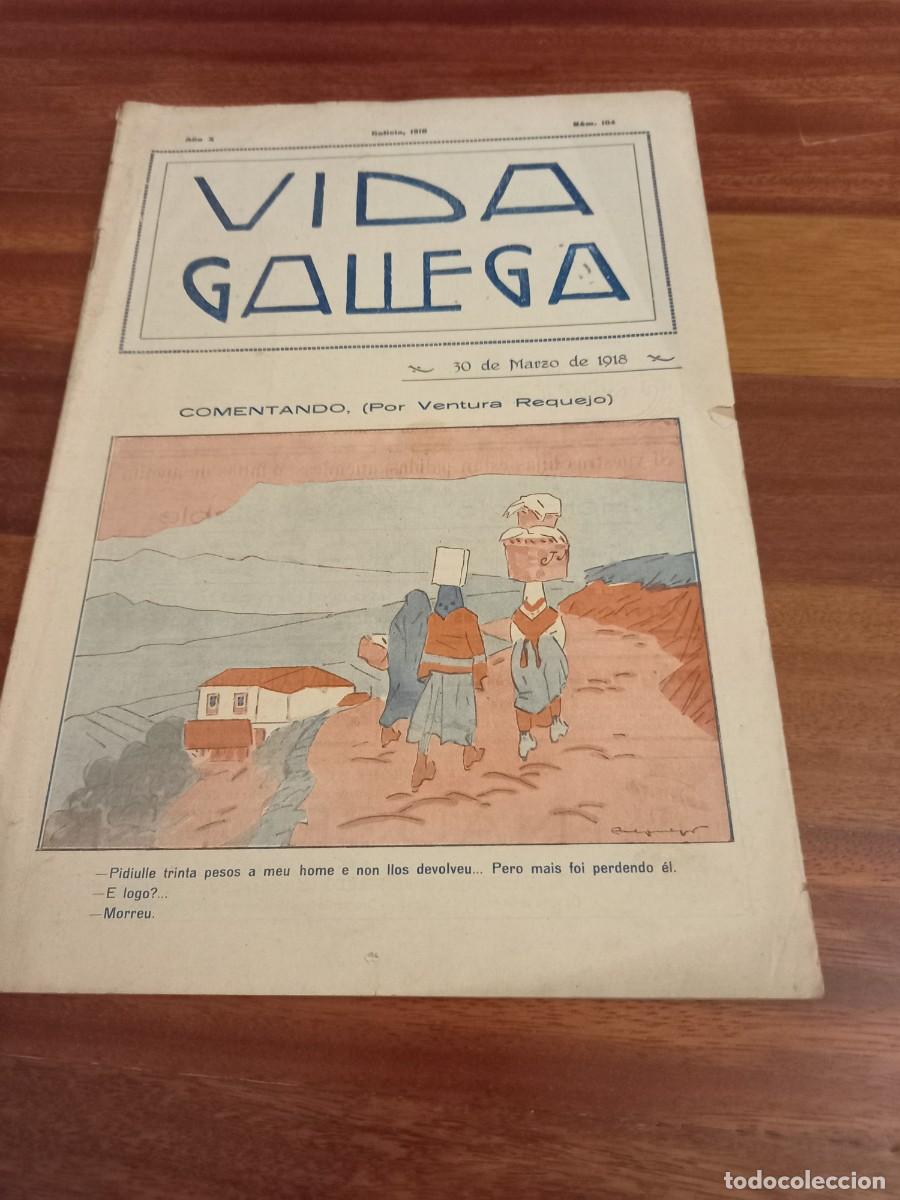 Collectionnisme de Revues et Journaux: Revista VIDA GALLEGA primera &eacute;poca n&uacute;mero 104
