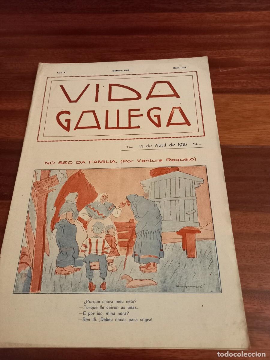 Collectionnisme de Revues et Journaux: Revista VIDA GALLEGA primera &eacute;poca n&uacute;mero 105