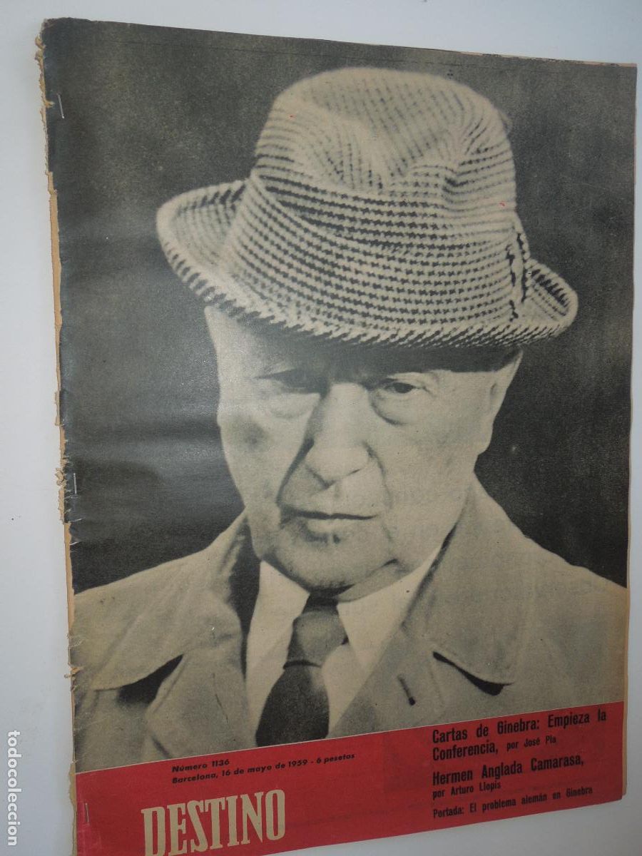 Coleccionismo de Revistas y Peri&oacute;dicos: DESTINO REVISTA N&ordm; 1136 - BARCELONA 1959 - GINEBRA: EMPIEZA LA CONFERENCIA ...