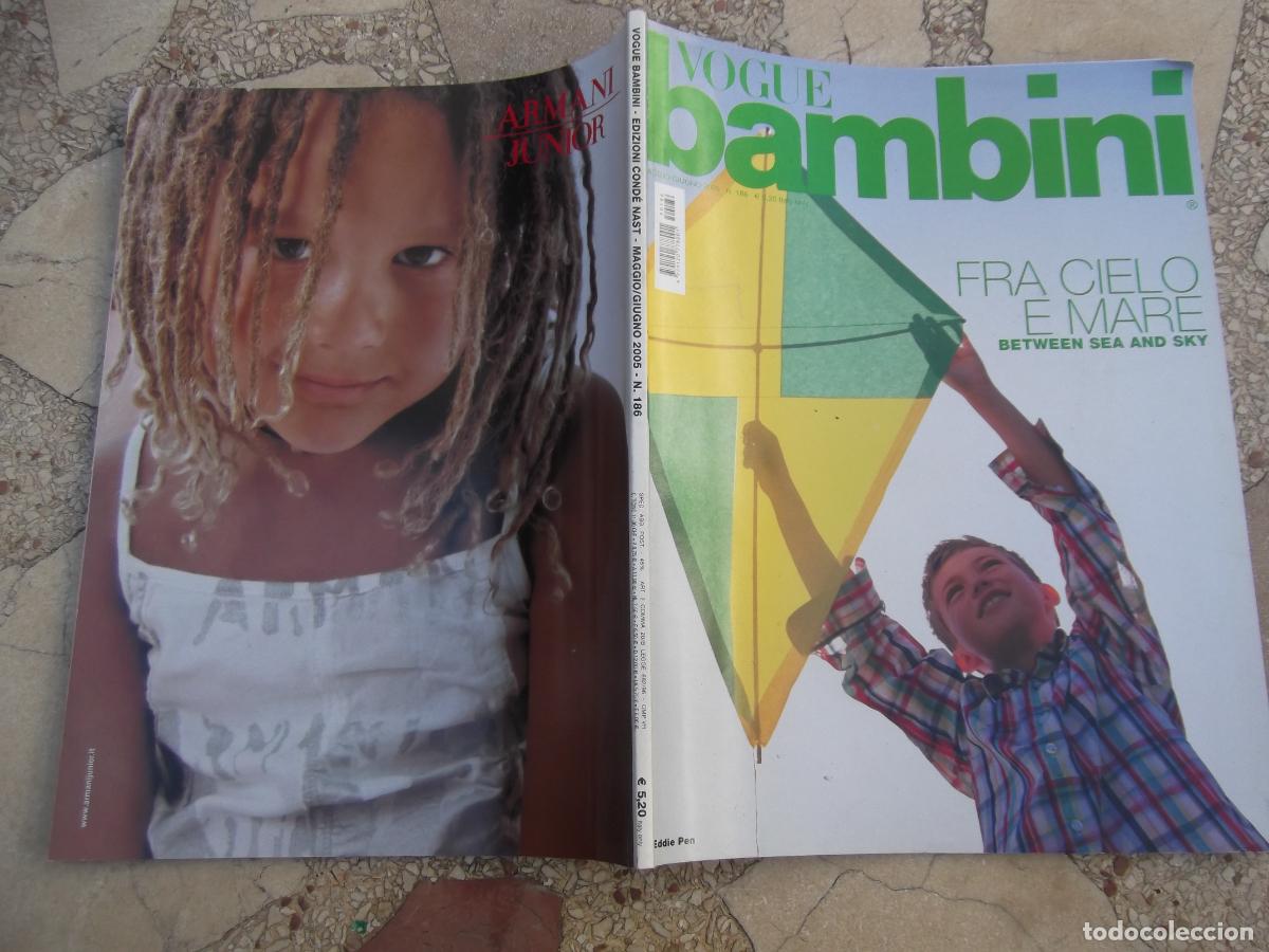 Coleccionismo de Revistas y Peri&oacute;dicos: vogue bambini n&ordm; 186, maggio/giugno 2005, 160 paginas, fra cielo e mare, between sea and sky