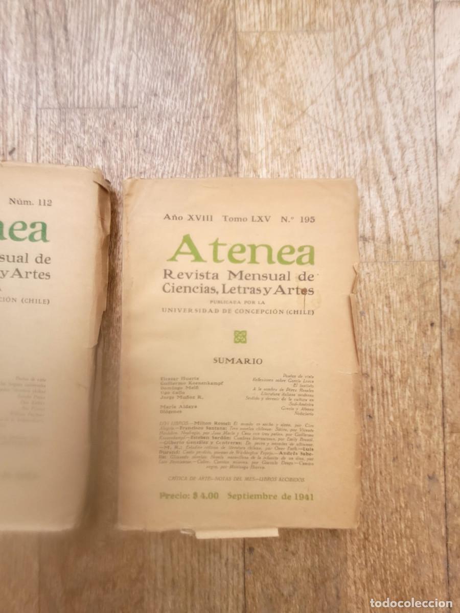 Coleccionismo de revistas y peri&oacute;dicos: ATENEA 195. REVISTA MENSUAL DE CIENCIAS, LETRAS Y ARTE (SEP 1941)