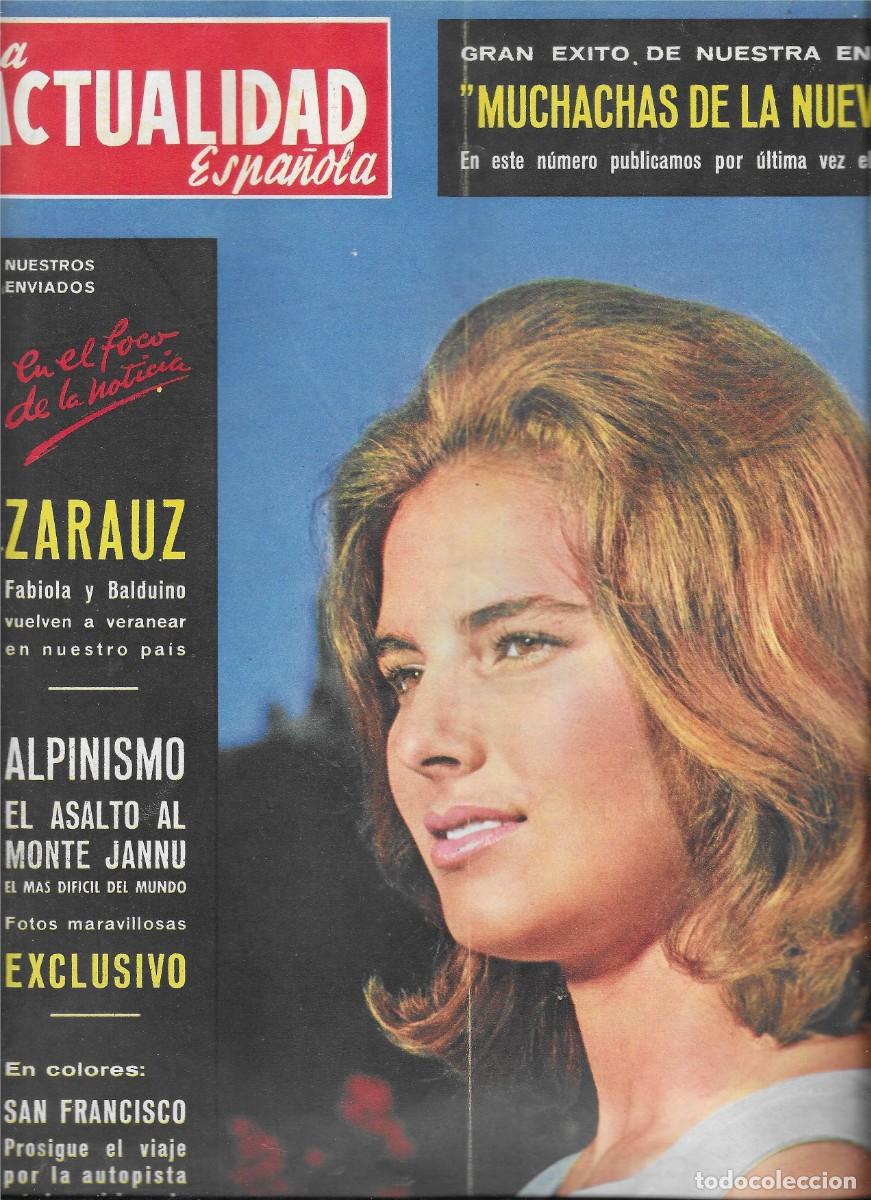 Coleccionismo de Revistas y Peri&oacute;dicos: REVISTA LA ACTUALIDAD, N&ordm; 552, BALDUINO Y RAPHAEL EN PAGINAS INTERIORES