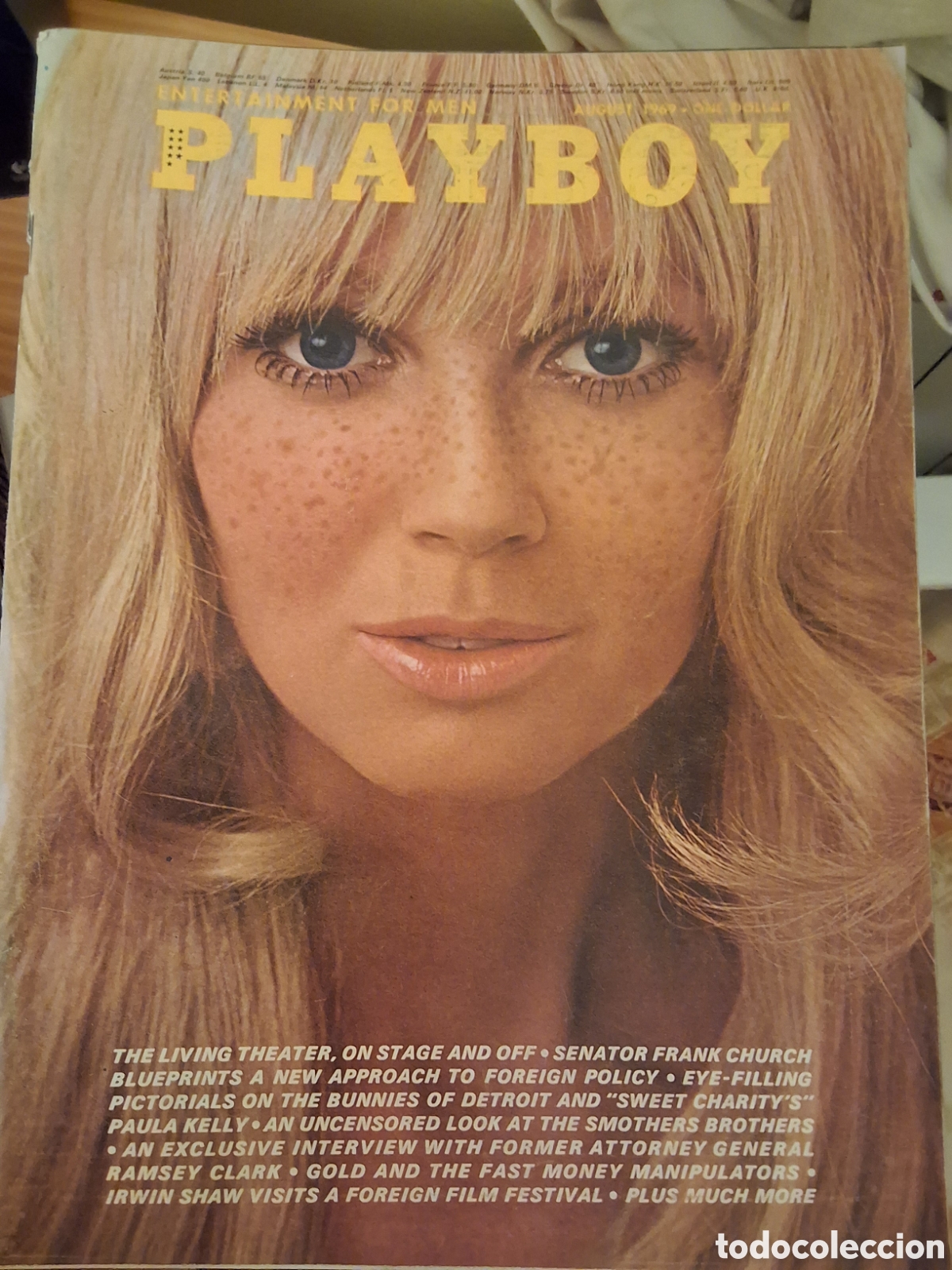 Coleccionismo de Revistas y Peri&oacute;dicos: Playboy americano mensual revista erotica desnudos mujeres 1969 agosto