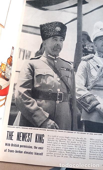 Sammeln von Zeitschriften und Zeitungen: Abdullah becomes Trans-Jordan King. New York Night Clubs. LIFE, 1946