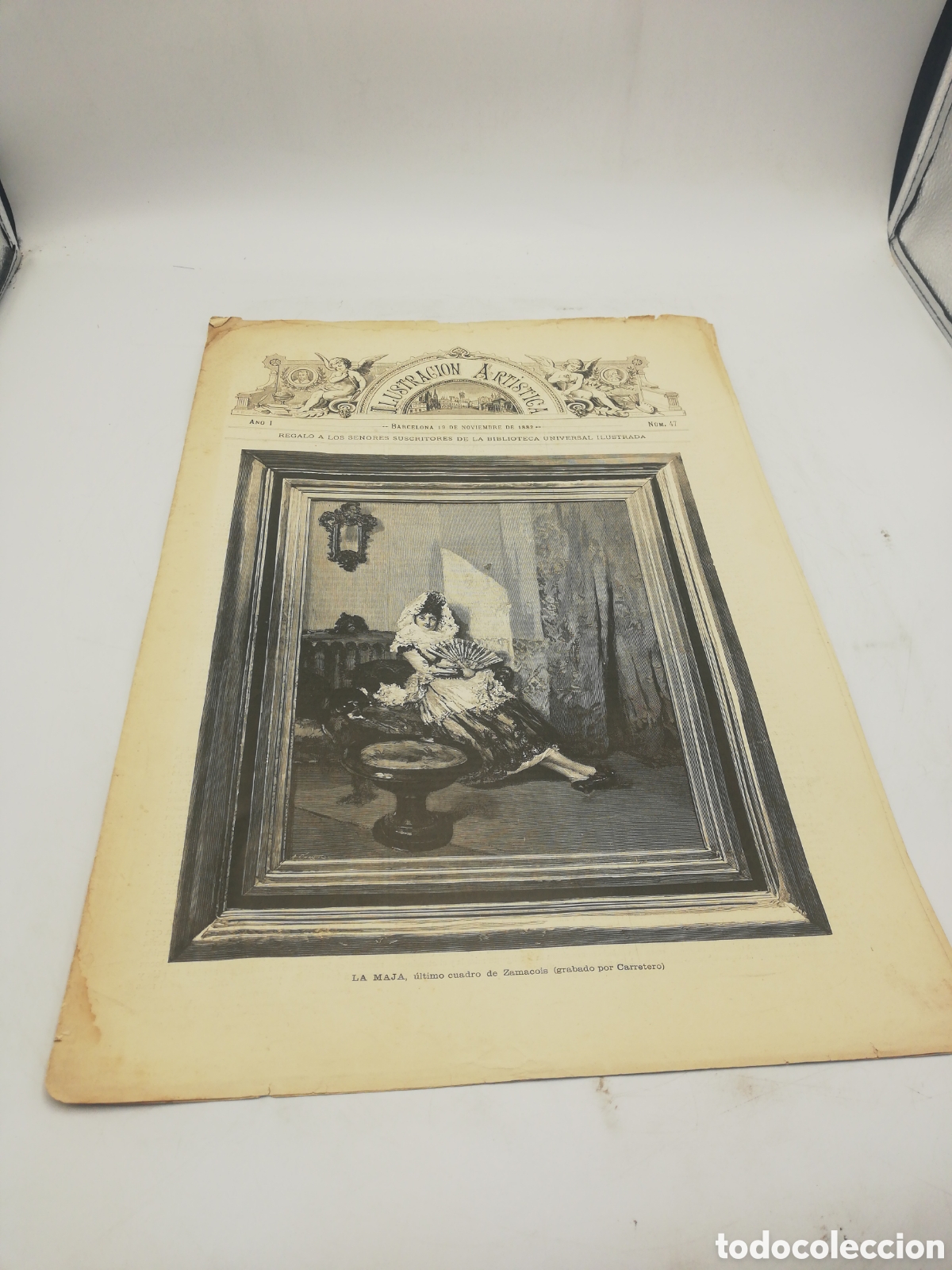 Sammeln von Zeitschriften und Zeitungen: Revista ILUSTRACI&Oacute;N ART&Iacute;STICA. A&ntilde;o 1. N&uacute;mero 47.