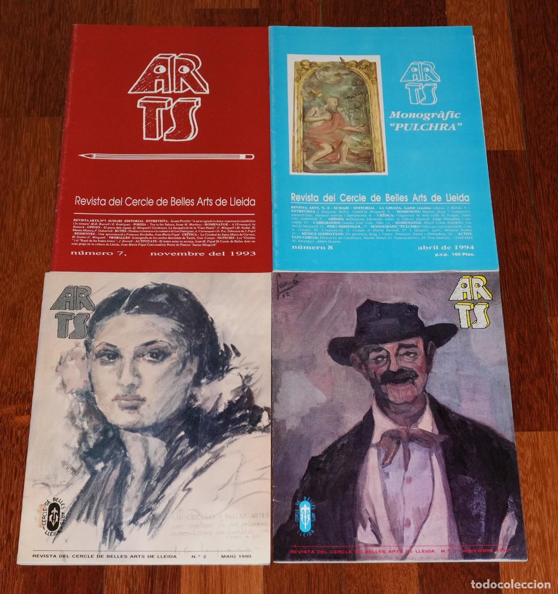 Coleccionismo de Revistas y Peri&oacute;dicos: 4 REVISTAS ARTS DEL CIRCULO DE BELLAS ARTES DE LERIDA - NUMEROS 2, 3, 7, 8