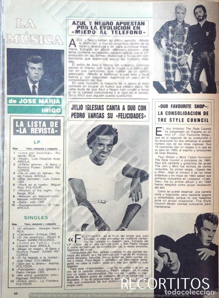 Coleccionismo de Revistas y Peri&oacute;dicos: azul y negro our favourite shop julio iglesias miedo al telefono vuelta ciclista
