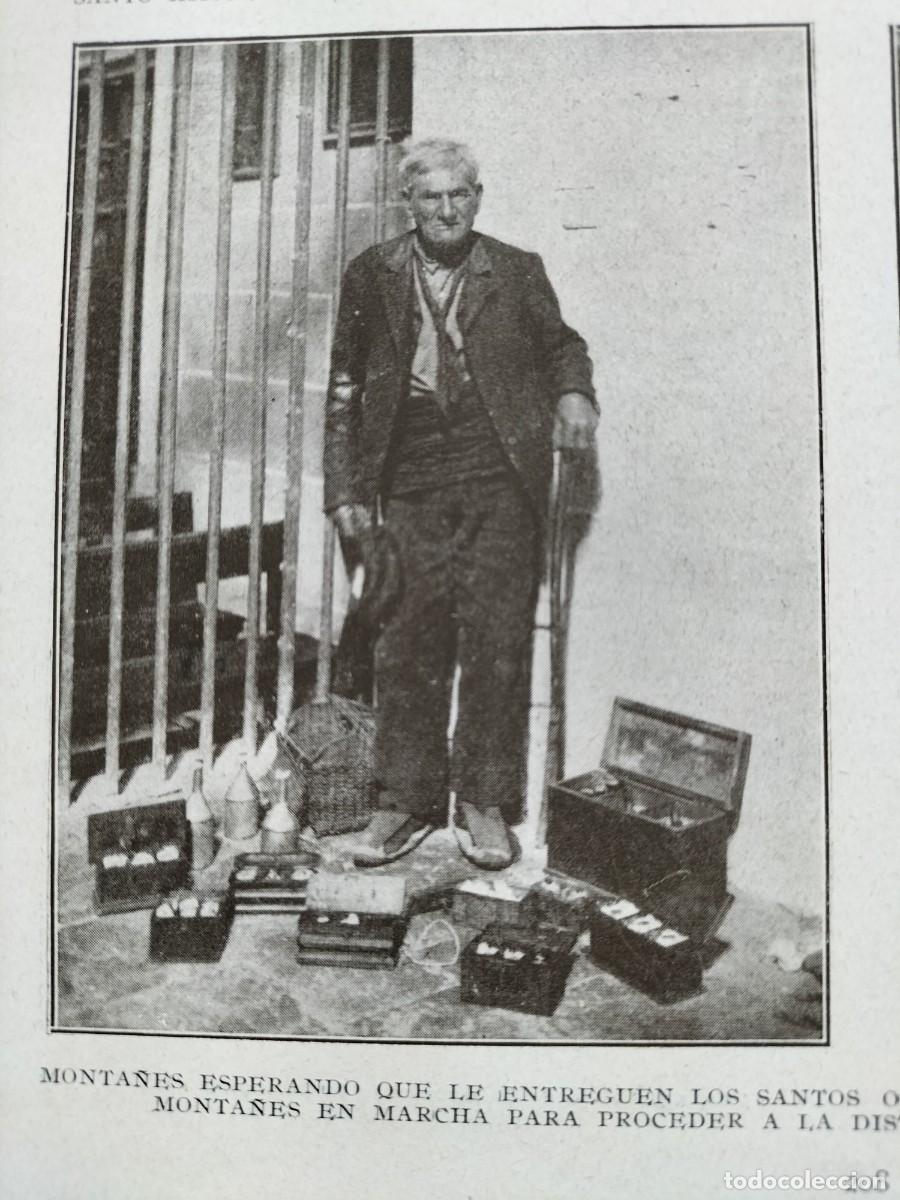Coleccionismo de revistas y peri&oacute;dicos: CEREMONIA LAVATORIO TARRAGONA 12 POBRES MONTA&Ntilde;ES CRISTOS QUE VENERA PUEBLO MADRID REVISTA A&Ntilde;O 1934