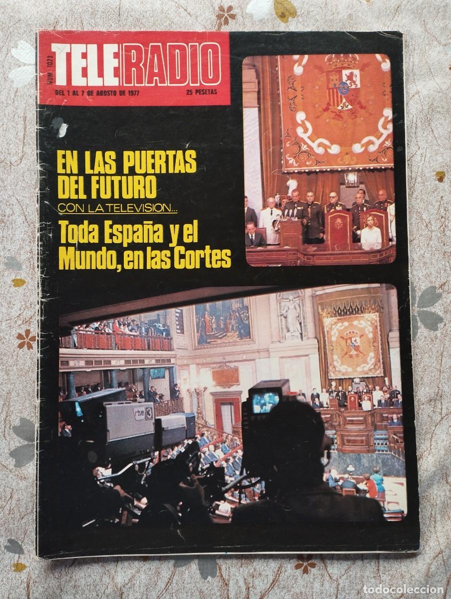 Coleccionismo de revistas y peri&oacute;dicos: TELERADIO / LOS NUEVOS VENGADORES TV SERIE, NORMA DUVAL, ERASMO MOCHI / JOANNA LUMLEY