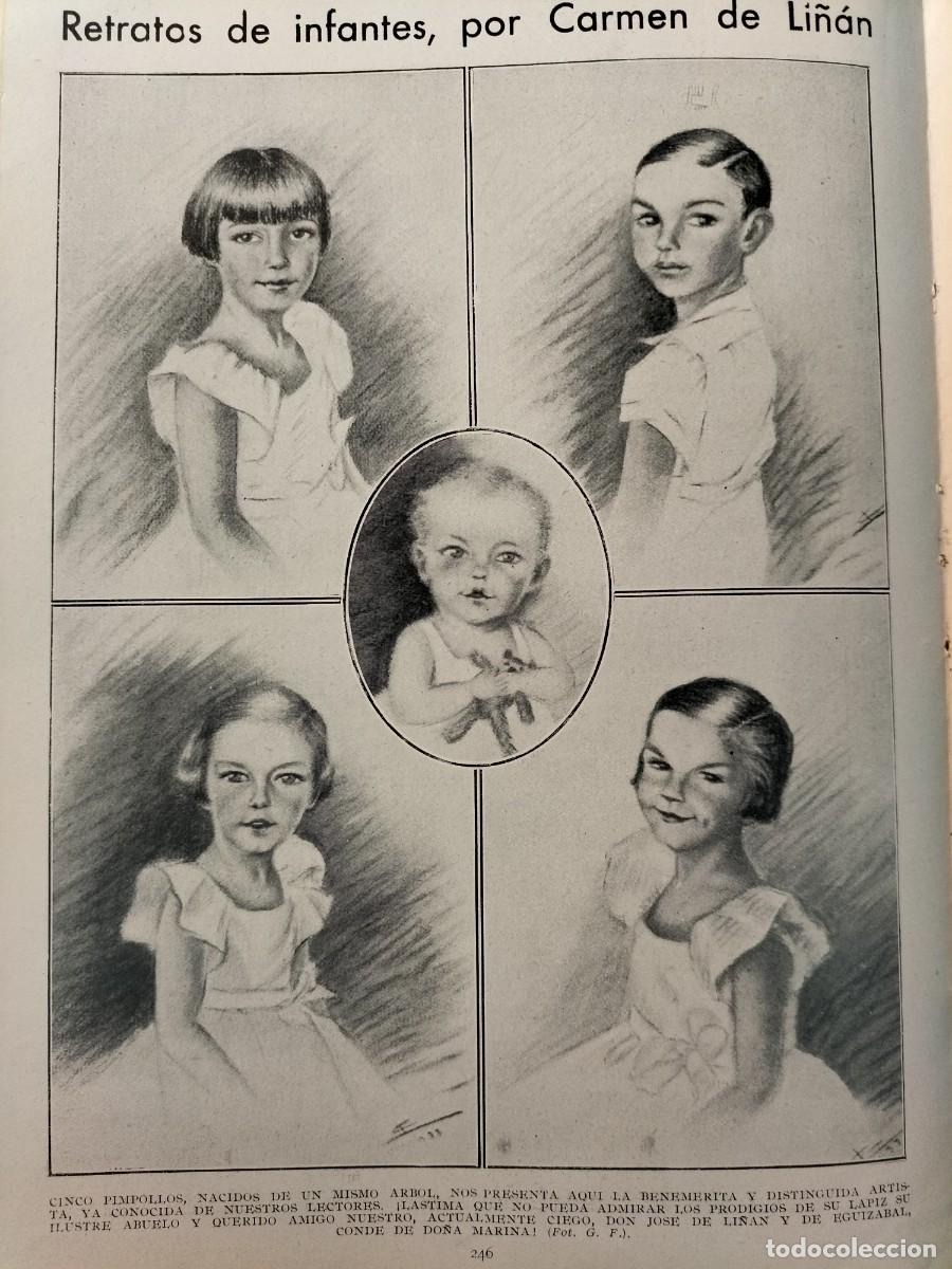 Coleccionismo de revistas y peri&oacute;dicos: RETRATOS INFANTES CARMEN DE LI&Ntilde;AN JESUS GURIDI COMPOSITOR VASCO MATARO CONCIERTO FLETA A&Ntilde;O 1934