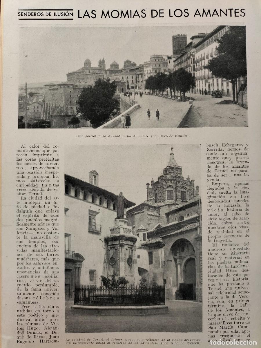 Coleccionismo de revistas y peri&oacute;dicos: LAS MOMIAS DE LOS AMANTES DE TERUEL REVISTA A&Ntilde;O 1934