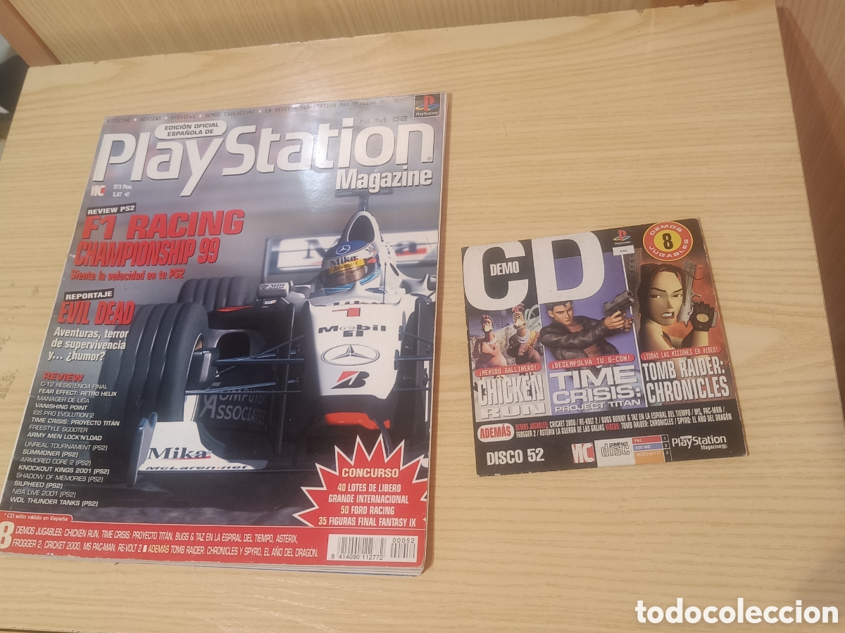 Collection Magazines and Newspapers: Revista Playstation Magazine Con demo ps1 psx psone N&ordm; 52 CD DEMO 2000 SONY DEMOS JUGABLES