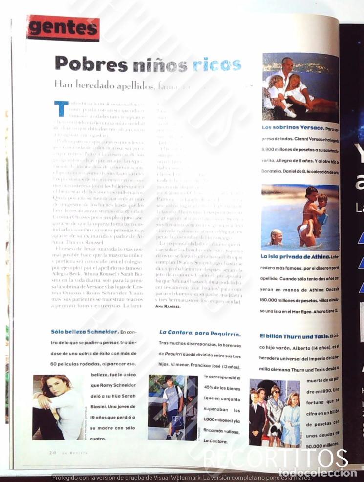Coleccionismo de Revistas y Peri&oacute;dicos: paquirrin kiko rivera tina onassis romy schneider sarah basini thurn and taxis athina