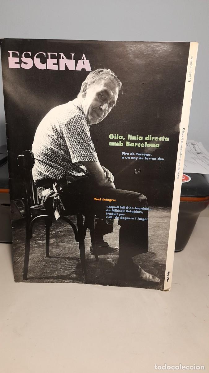 Coleccionismo de Revistas y Peri&oacute;dicos: ESCENA ( REVISTA TEATRAL EN CATALAN ) GILA, ENTREVISTA