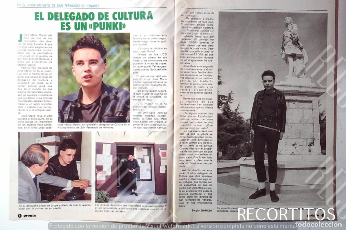 Coleccionismo de Revistas y Peri&oacute;dicos: jose maria matin concejal punk punky punkies san fernando de henares