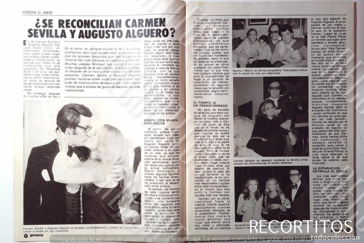 Coleccionismo de Revistas y Peri&oacute;dicos: csa carmen sevilla augusto alguero rocio jurado