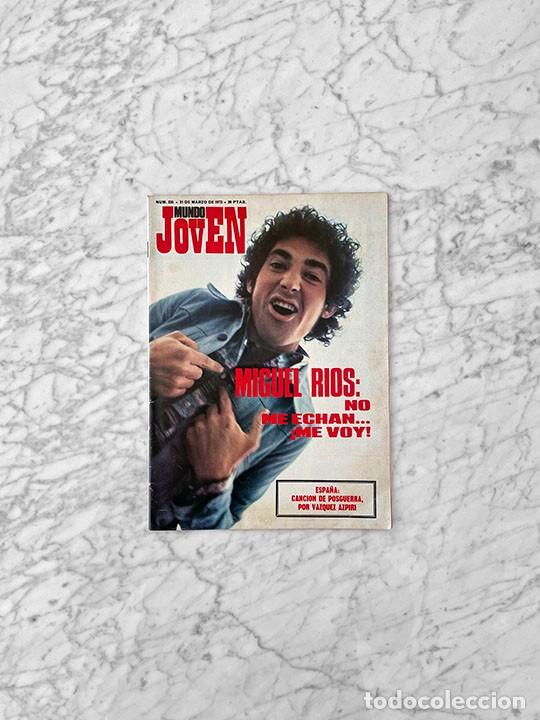Coleccionismo de Revistas y Peri&oacute;dicos: MUNDO JOVEN - 1973 - EMILIO JOSE, HUELLAS, ARTIE KAPLAN, LOS PUNTOS, IVA ZANICCHI, MIGUEL RIOS