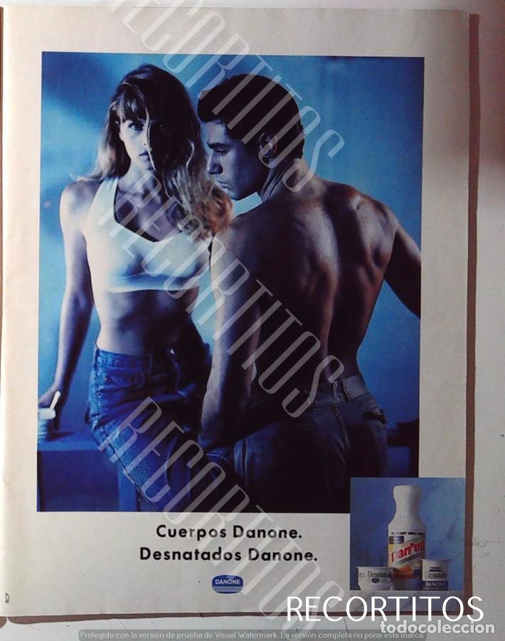 Coleccionismo de Revistas y Peri&oacute;dicos: DANONE ANUNCIO PUBLICIDAD YOGUR cuerpo danone