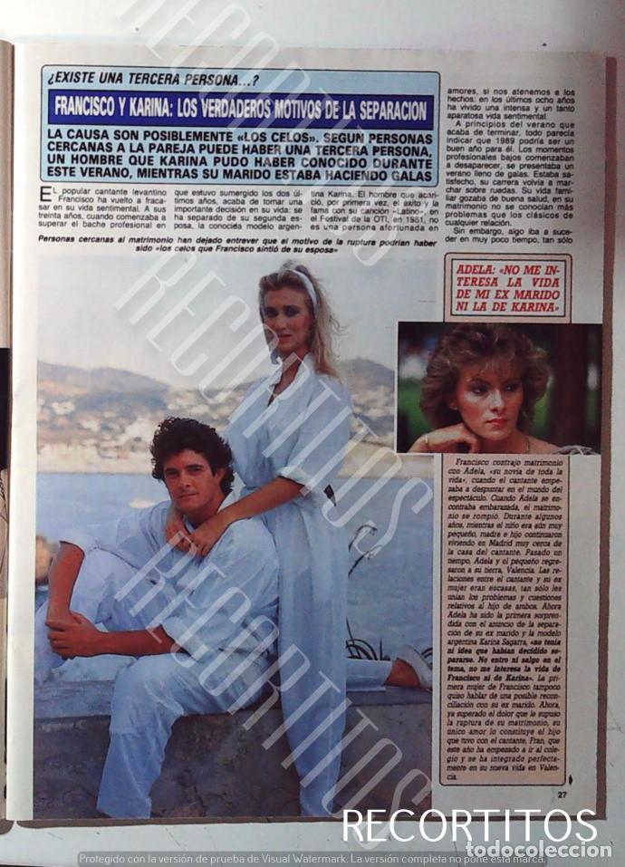 Coleccionismo de revistas y peri&oacute;dicos: FRANCISCO CANTANTE OTI TAKY karina