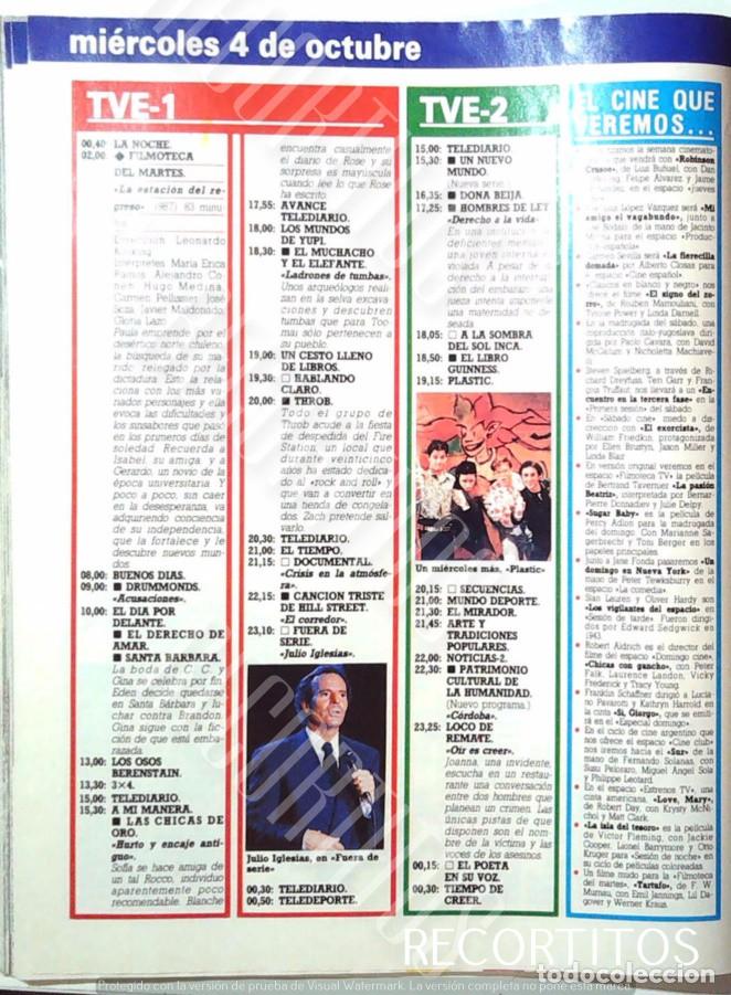 Coleccionismo de Revistas y Peri&oacute;dicos: julio iglesias plastic tve 2