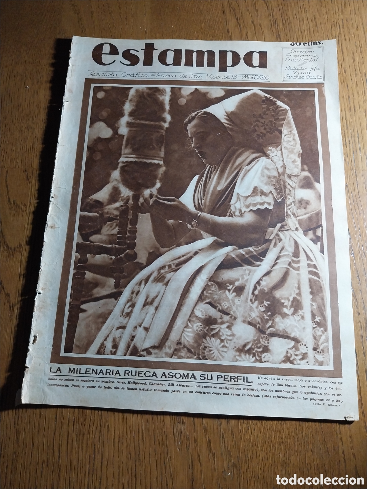 Sammeln von Zeitschriften und Zeitungen: REVISTA 1931 ARTE VIDRIO SOPLADO.PUENTEA&Eacute;REAS PE&Ntilde;A ENAMORADOS.CABALLOS SALVAJES GALICIA.TASCA BILBAO