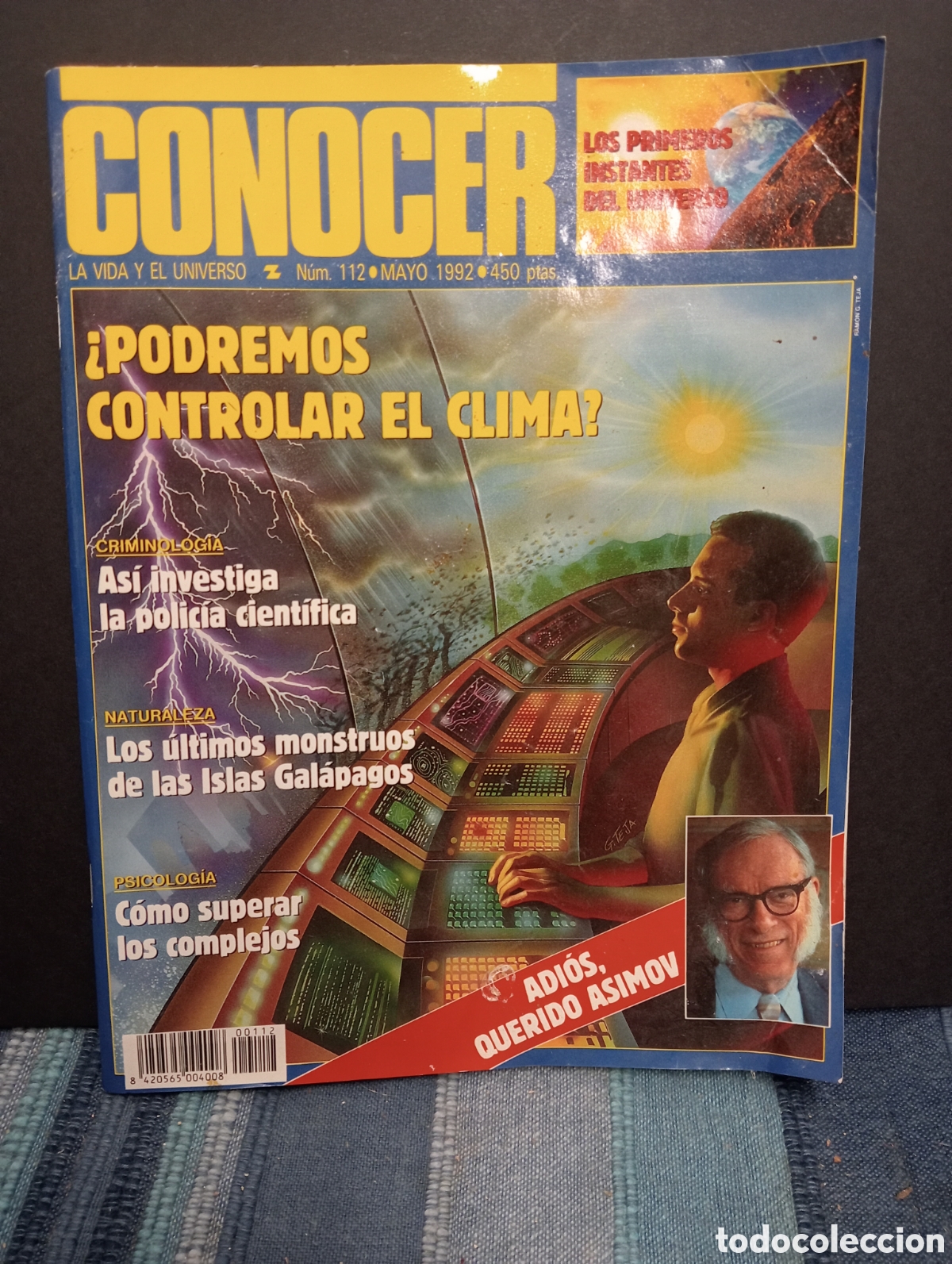 Coleccionismo de Revistas y Peri&oacute;dicos: LIQUIDACI&Oacute;N. CONOCER LA VIDA Y EL UNIVERSO - &iquest;PODREMOS CONTROLAR EL CLIMA? N&Uacute;MERO 112. A&Ntilde;O 1992