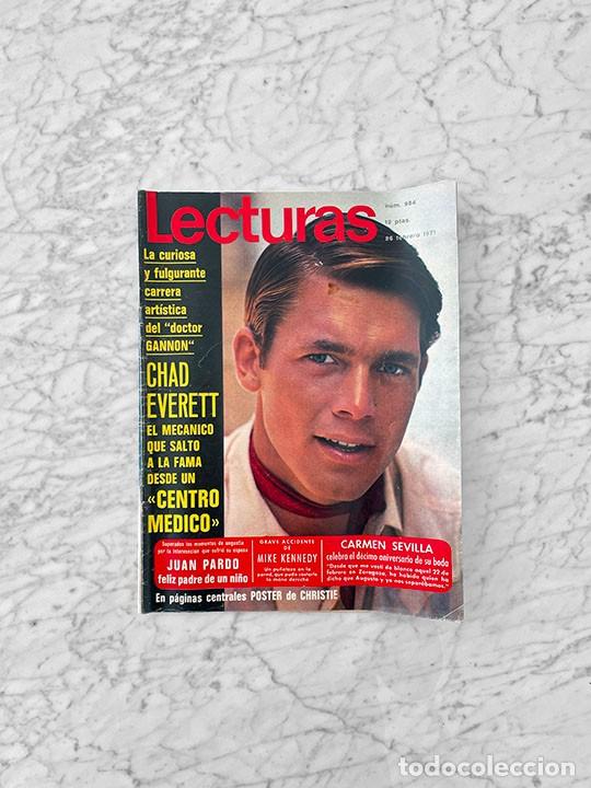 Coleccionismo de Revistas y Peri&oacute;dicos: LECTURAS - 1971 - CARMEN SEVILLA, JUAN PARDO, PASCALE PETIT, CHAD EVERETT, MIKE KENNEDY, GENE BARRY