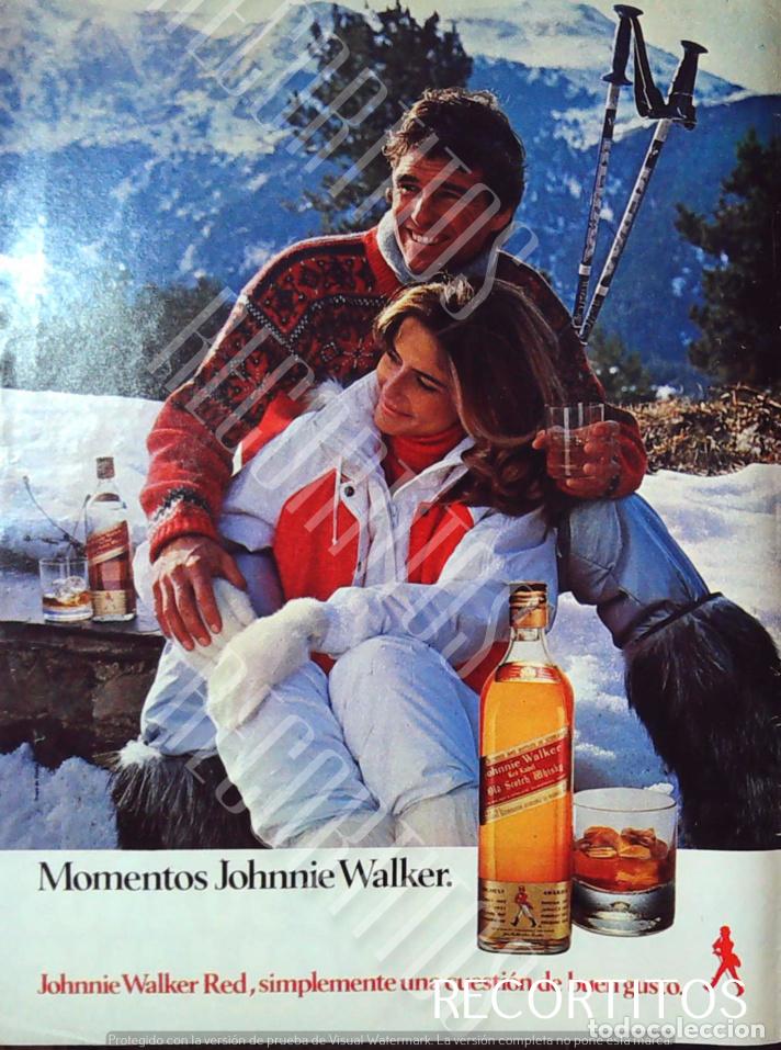 Coleccionismo de Revistas y Peri&oacute;dicos: JOHNNIE WALKER WHISKY ANUNCIO PUBLICIDAD