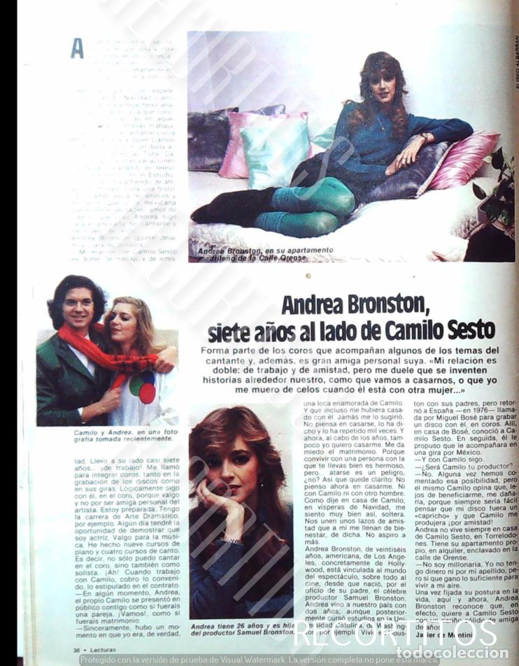 Coleccionismo de Revistas y Peri&oacute;dicos: andrea bronston camilo sesto