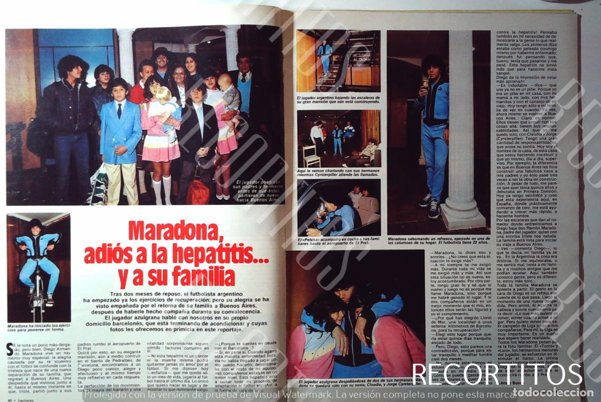 Coleccionismo de Revistas y Peri&oacute;dicos: DIEGO ARMANDO MARADONA