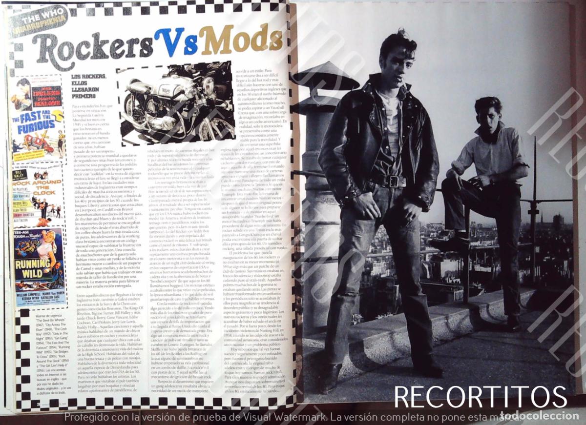 Coleccionismo de Revistas y Peri&oacute;dicos: ROCKERS VS MODS THE WHO QUADROPHENIA