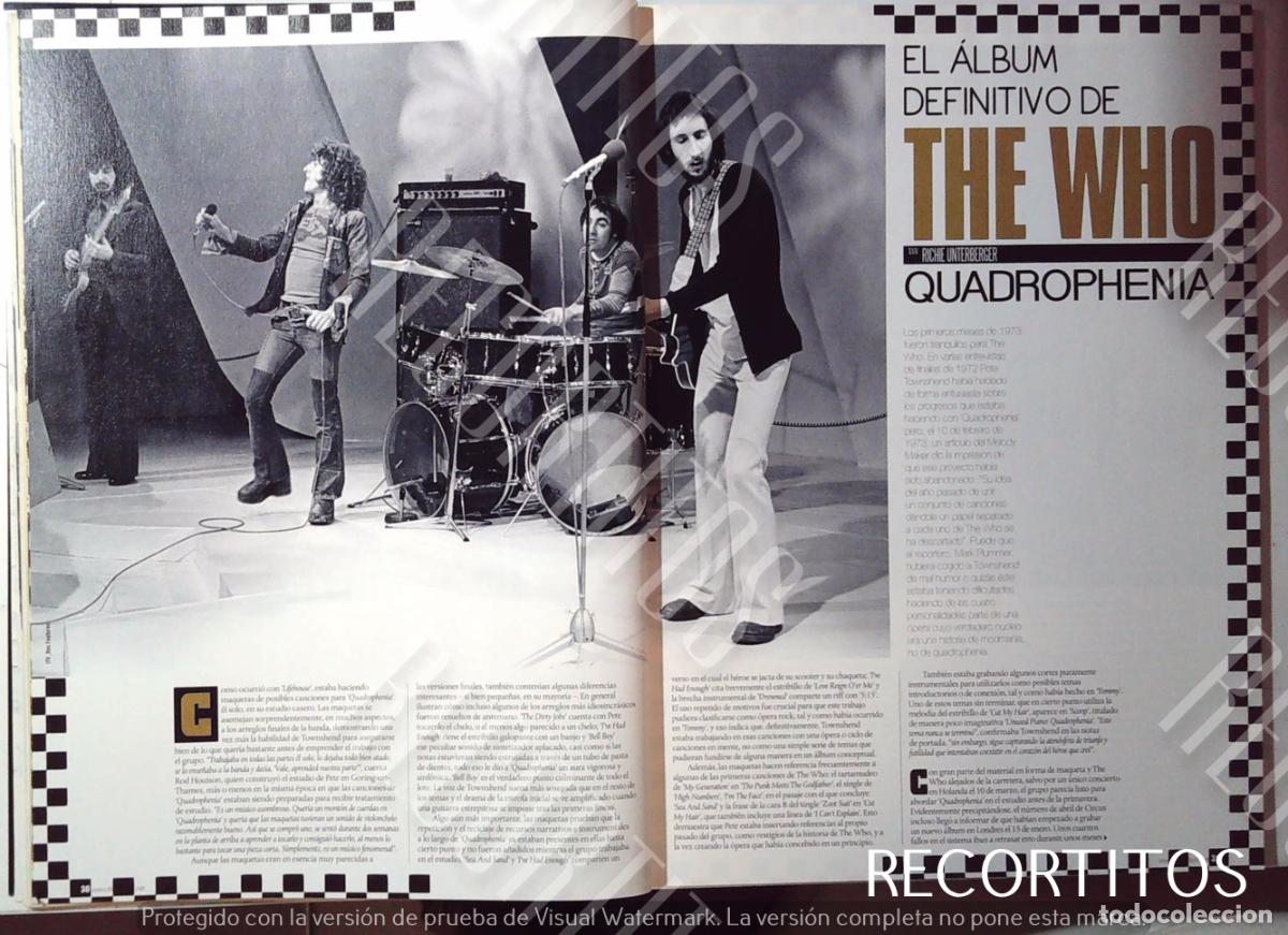 Coleccionismo de Revistas y Peri&oacute;dicos: THE WHO QUADROPHENIA