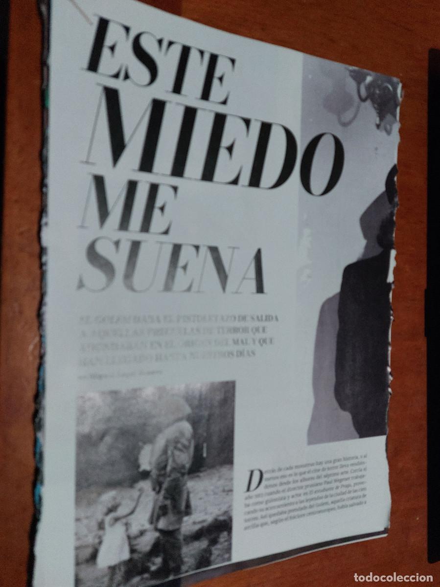 Colecionismo de Revistas e Jornais: PEL&Iacute;CULAS TERROR DEL ORIGEN DEL MAL 3 P&Aacute;GINAS. ART&Iacute;CULO EXTRAIDO DE UNA REVISTA. GRAPA. COMPLETO