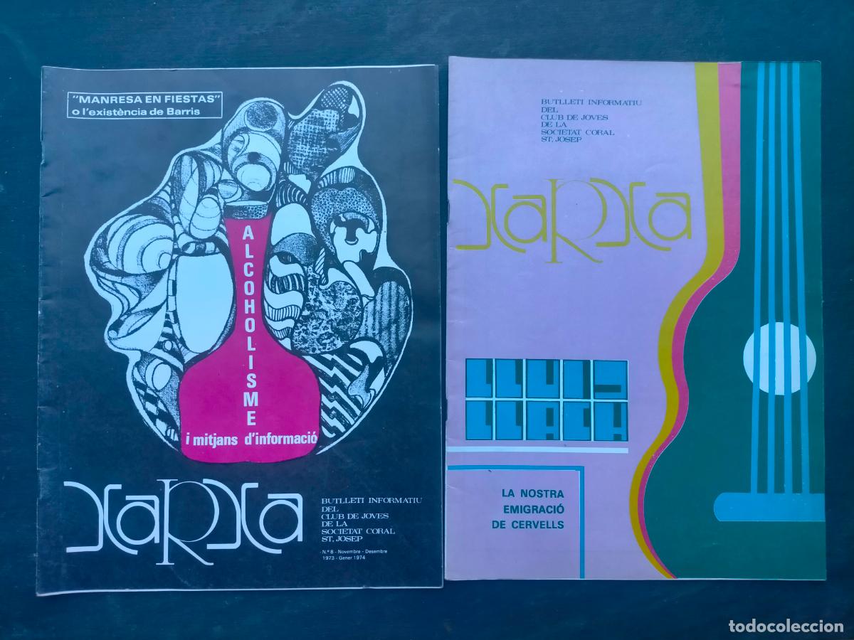 Coleccionismo de Revistas y Peri&oacute;dicos: Revistas xarxa catal&agrave; Manresa en fiestas Lluis Llach alcoholisme butllet&iacute; informatiu Barris