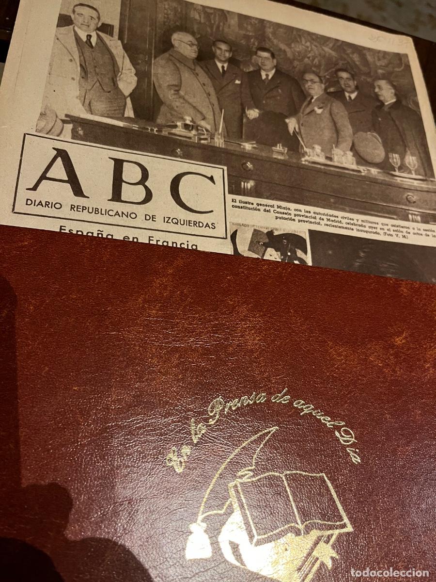 Coleccionismo de Revistas y Peri&oacute;dicos: ABC republicano con carpeta 26/11/37