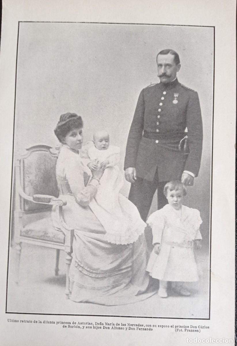 Coleccionismo de revistas y peri&oacute;dicos: MARIA DE LAS MERCEDES - DIEZ HOJAS PUBLICACI&Oacute;N 1900.